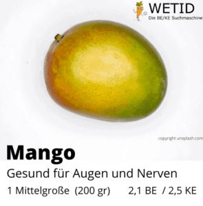 Diabetiker Obst Mango