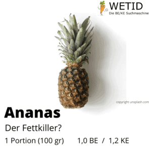 Obst Diabetiker Ananas