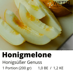 Obst Diabetiker Honigmelone