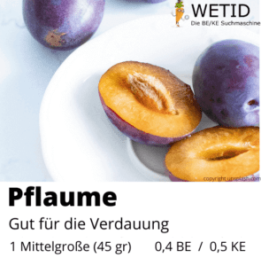 Obst Diabetiker Pflaume