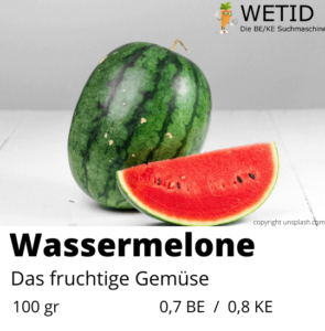 Diabetes Obst Wassermelone